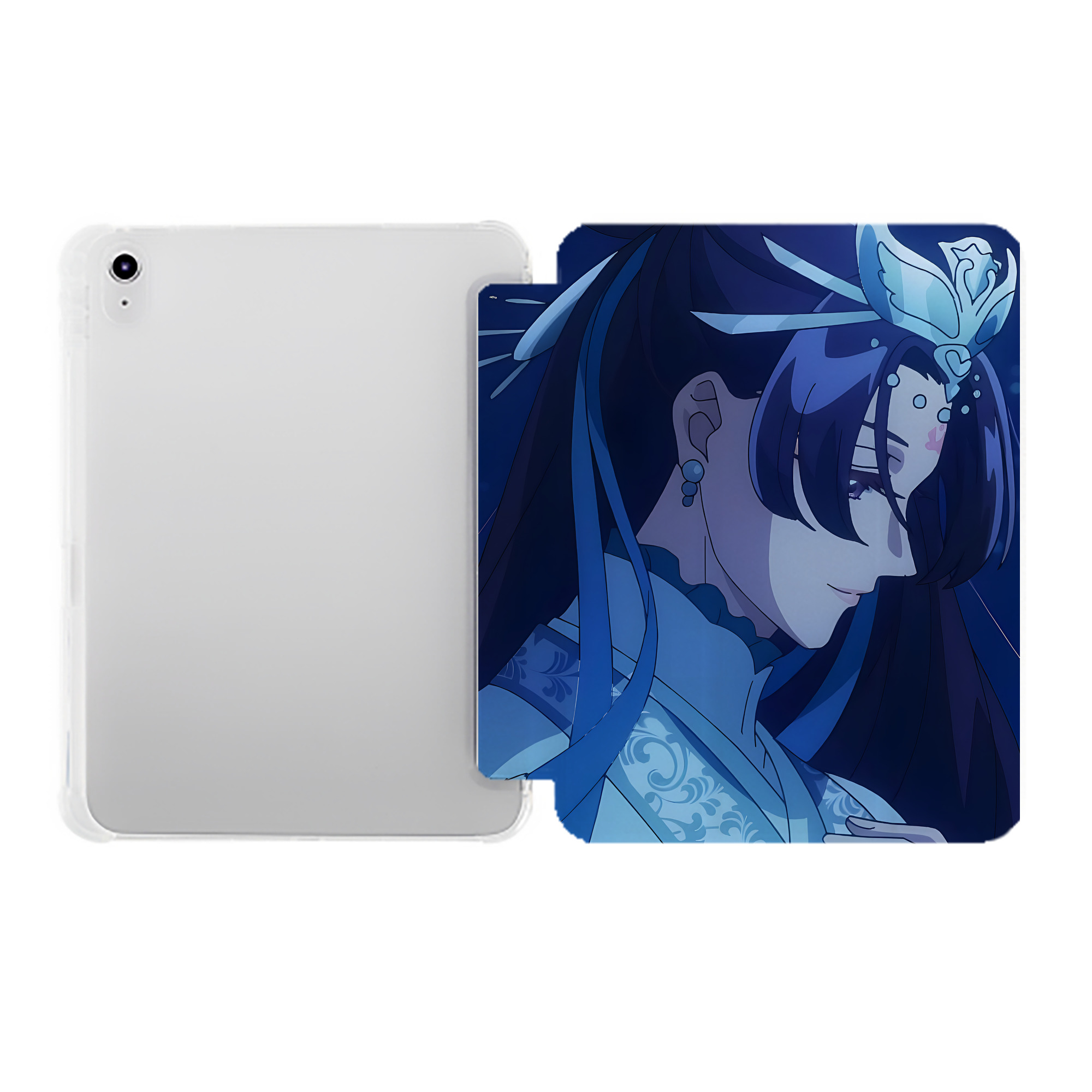 （画像用） 薬屋のひとりごと The Apothecary Diaries IPad ケース ペン収納付き 三つ折りスタンド PUレザー×シリコン 対応機種9.5/10.5/10.9インチ